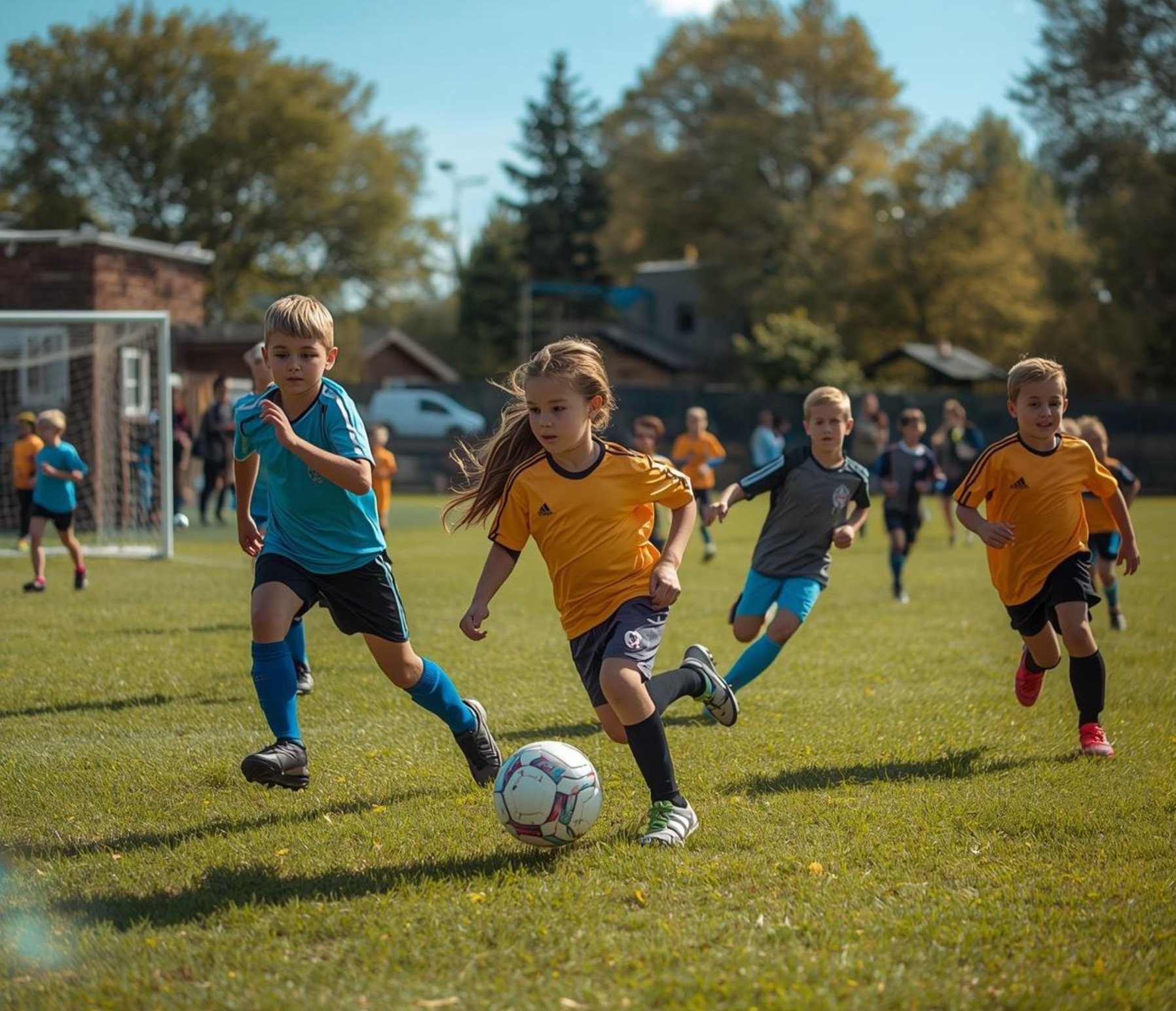 Kids sports action